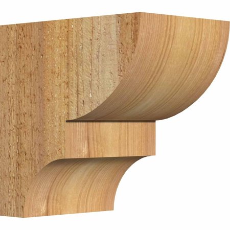 EKENA MILLWORK Ridgewood Rough Sawn Corbel, Western Red Cedar, 4"W x 6"D x 6"H COR04X06X06RID00RWR